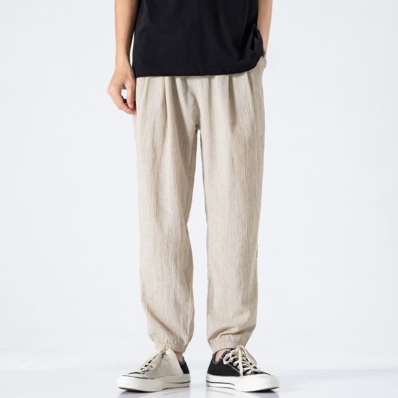 綿麻ジョガーパンツ