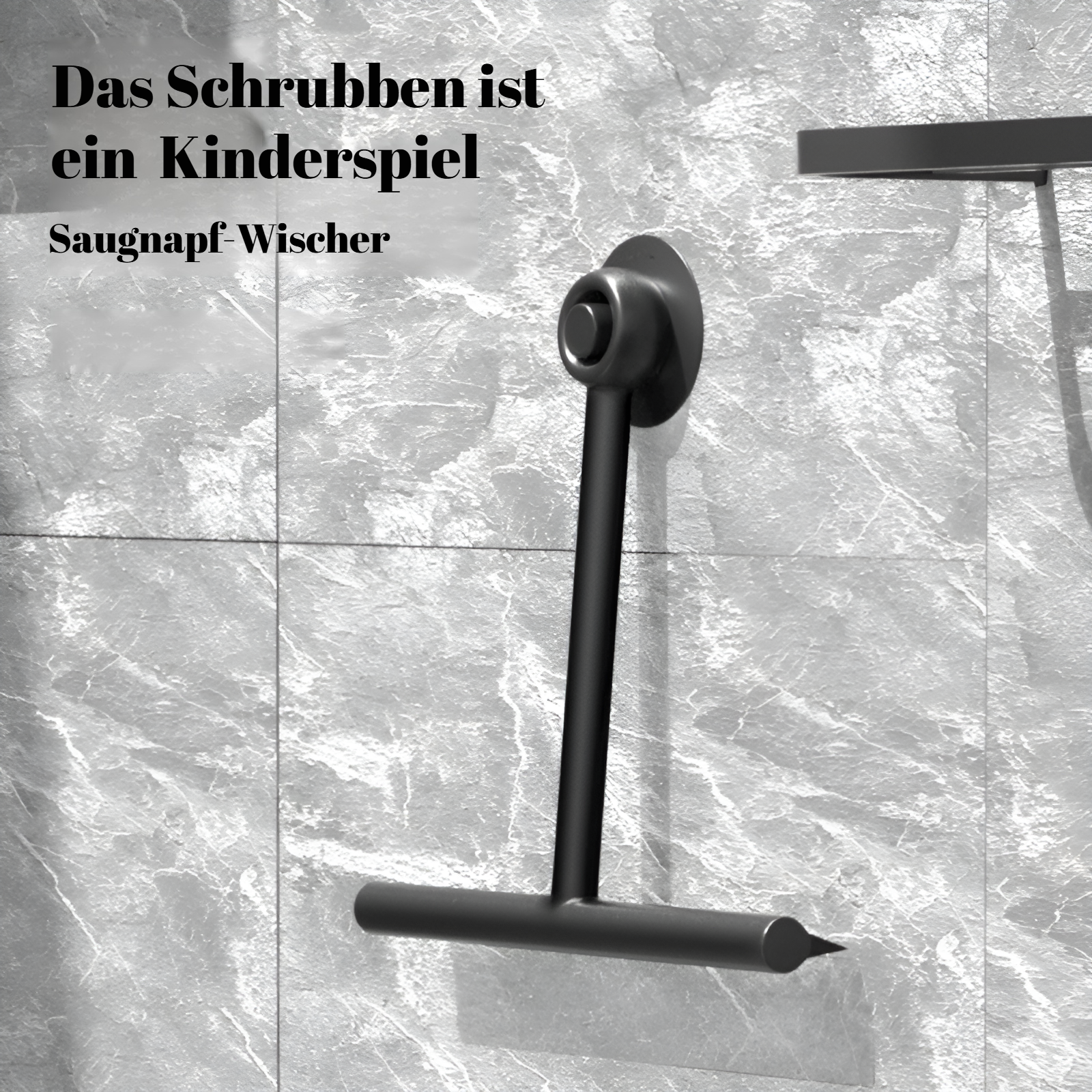 Einseitiger Silikon-Glaswischer für Küche und Bad