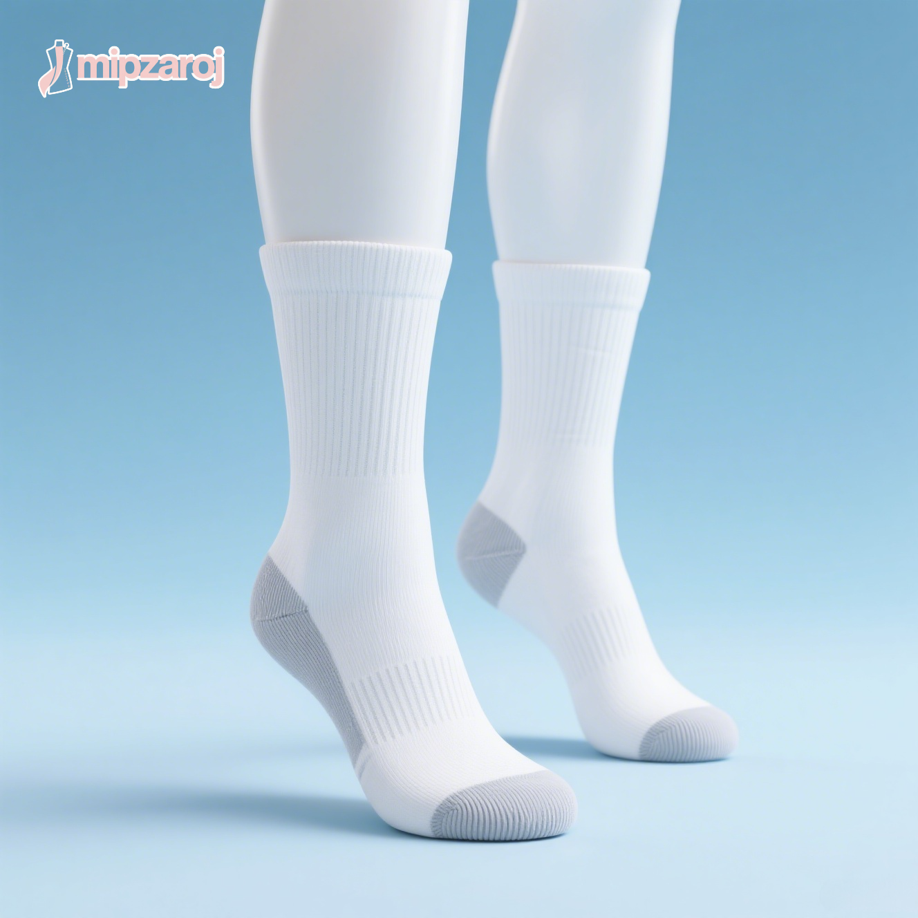 白いスポーツソックス