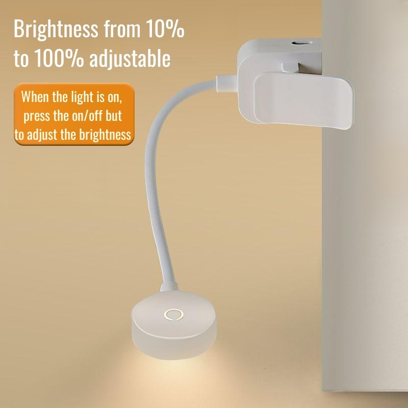 Mini rechargeable battery book lamp