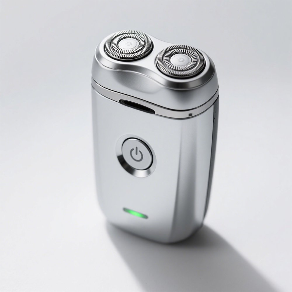 Eng anliegender, nahtloser Elektrorasierer