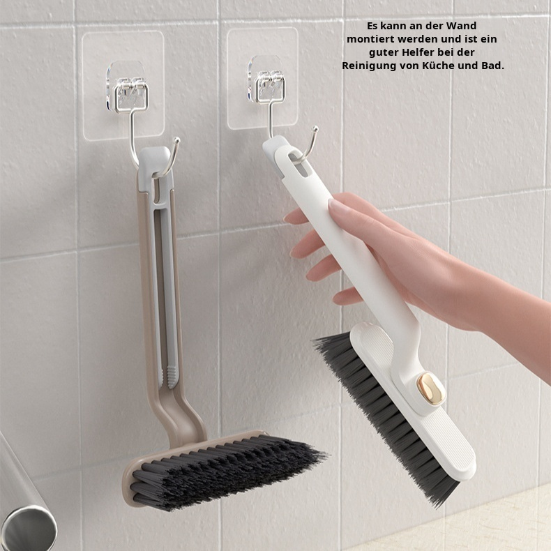 Multifunktionale rotierende Reinigungsbürste 2-in-1 Fugenreinigungsbürste harte Borsten Badezimmerfl