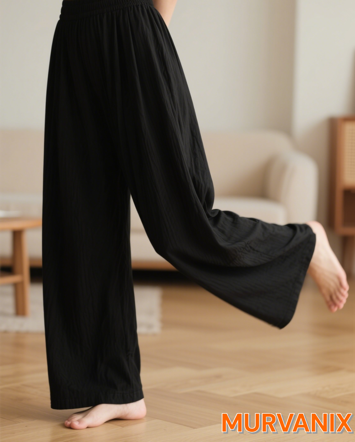 Damen Karottenhose mit hoher Taille