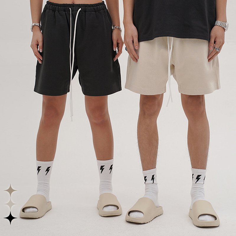 Volné pouliční ležérní kraťasy se stahovací šňůrkou