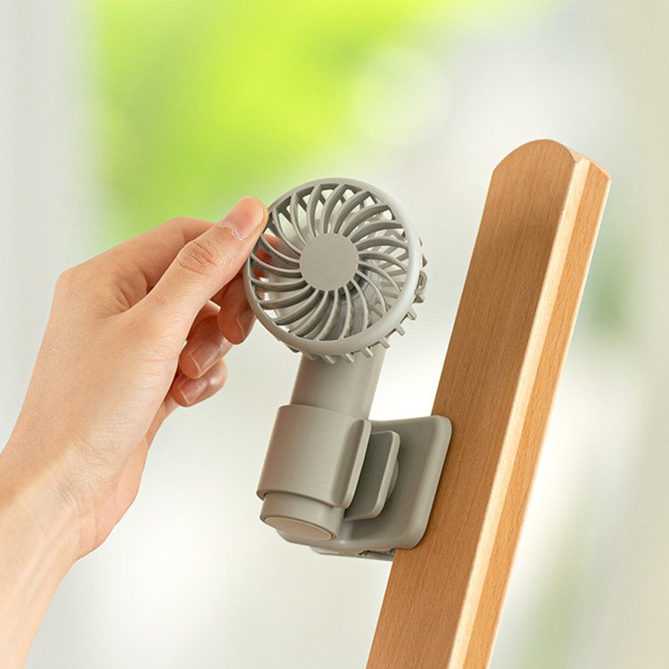 Walking cool buff umbrella clip fan
