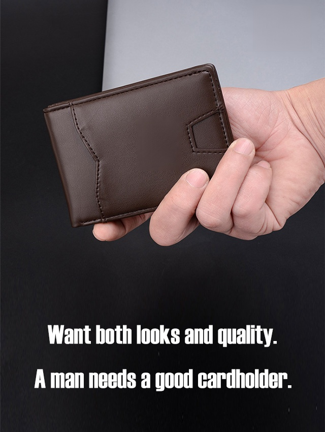 Minimalist Carbon Fiber Anti-Theft Multi-Card Wallet