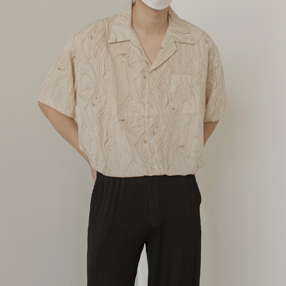 커플 논스톱 셔츠 여름 코디