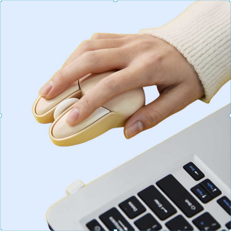mofii Moss Hand M6 ワイヤレスマウス 女の子向け かわいいウサギ オフィス ノートパソコン用マウス