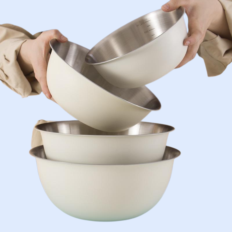 눈금이 있는 가정용 샐러드 대야