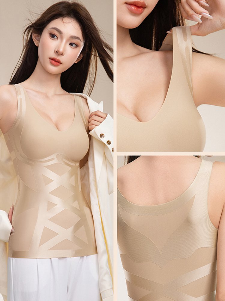 天使の羽パネル姿勢サポートタンクトップ