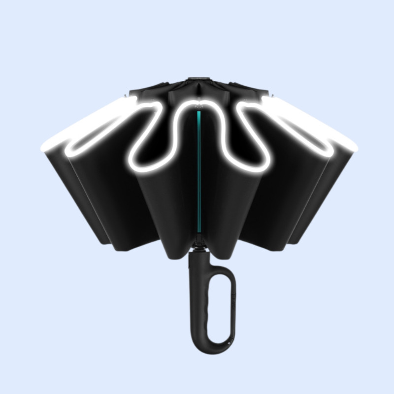 Regenschirm mit umgekehrter Schlaufe