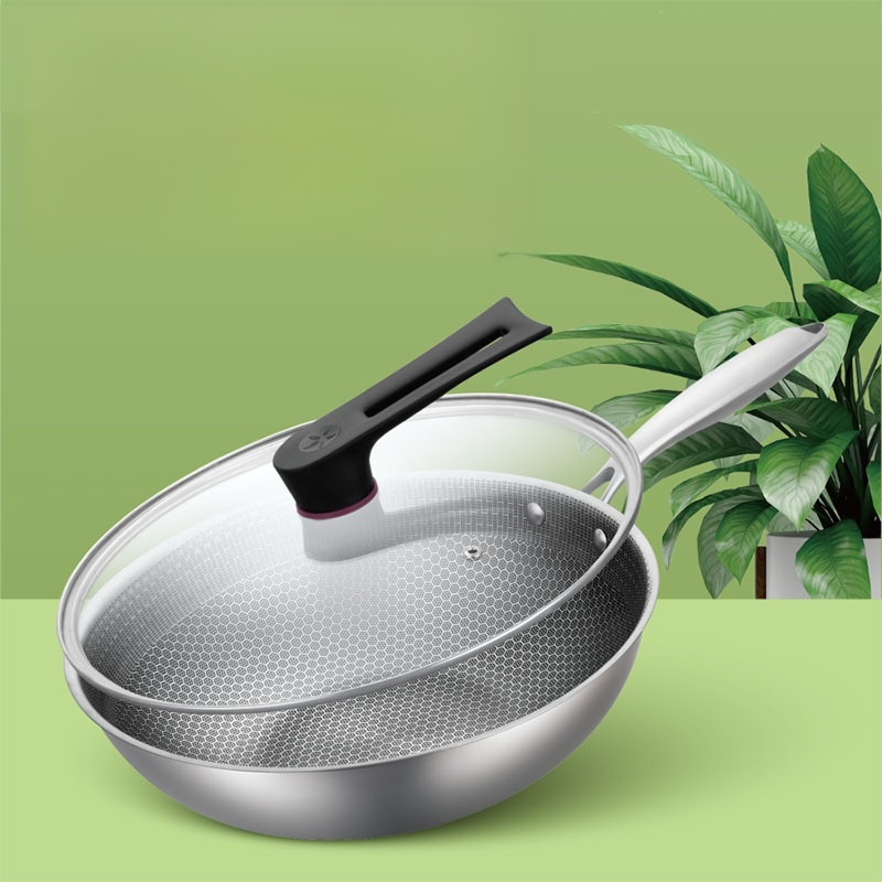 0 코팅 조개 세라믹 달라붙지 않는 논스틱 팬