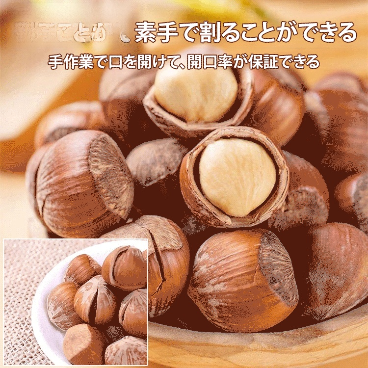 殻付きヘーゼルナッツ