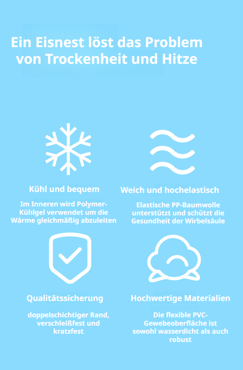 Katzenmatte als Schlafplatz im Sommer