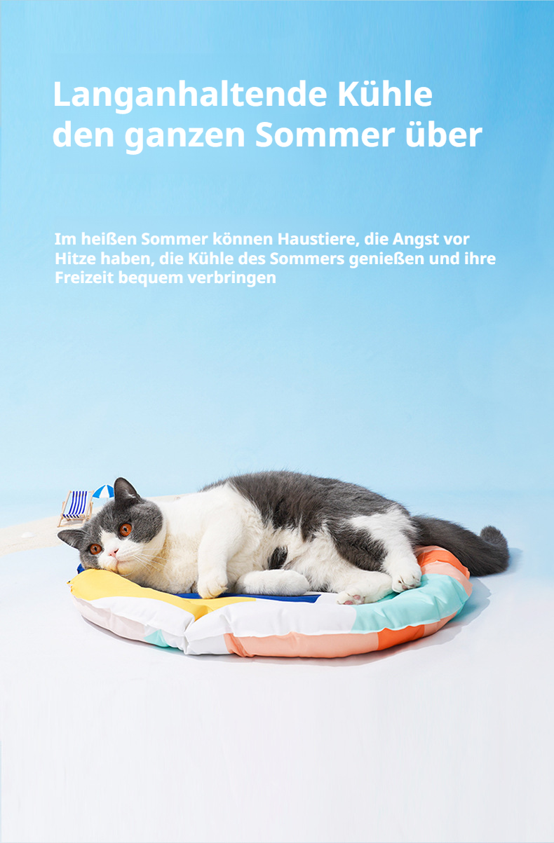 Kühlmatte für schlafende Katze