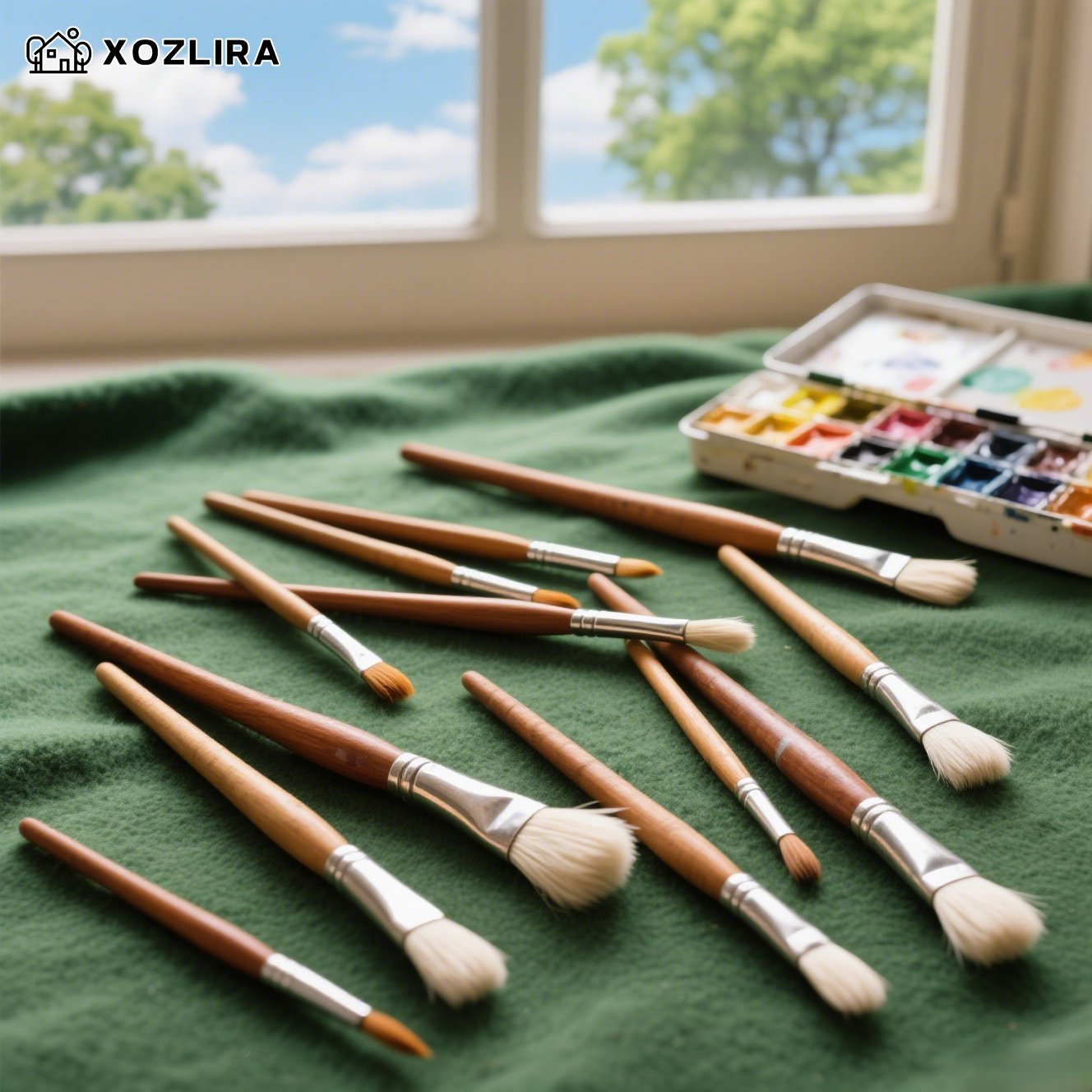 프리미엄 늑대털 브러시 디테일