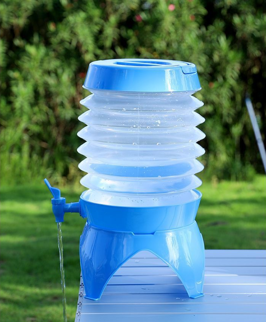 防災用としても便利な折りたたみ水タンク