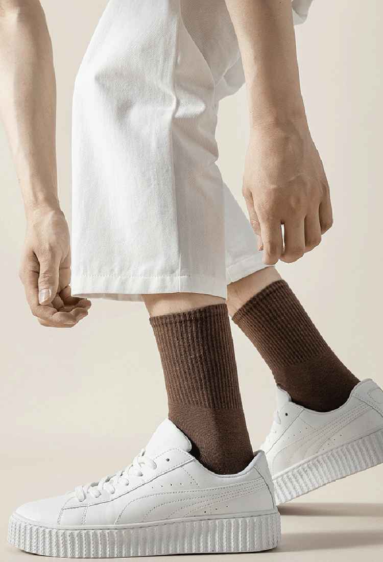 جوارب صوفية بخمسة أصابع مضادة للبكتيريا بدرجة 7A (مخصصة لمرضى السكري! )