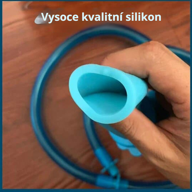  Silikonová sprchová hadice s elastickým konektorem