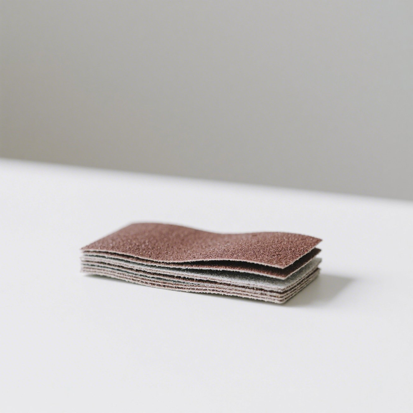 Běžně používaný brusný papír v akci při broušení dřeva