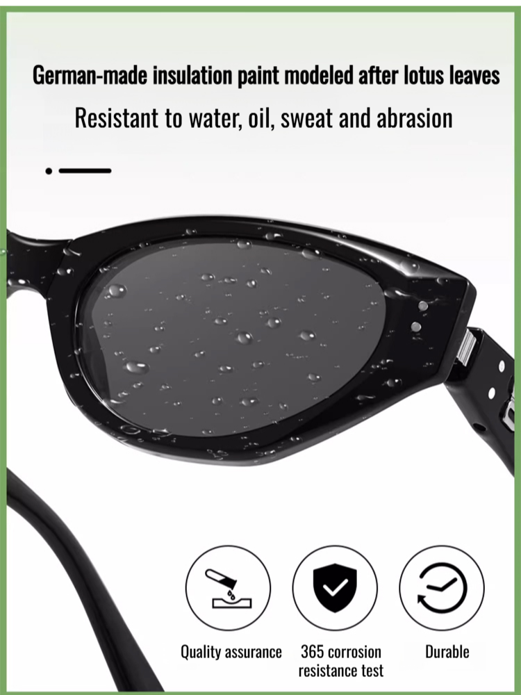 Women's lightweight foldable cat eye protection summer small folding sunglasses