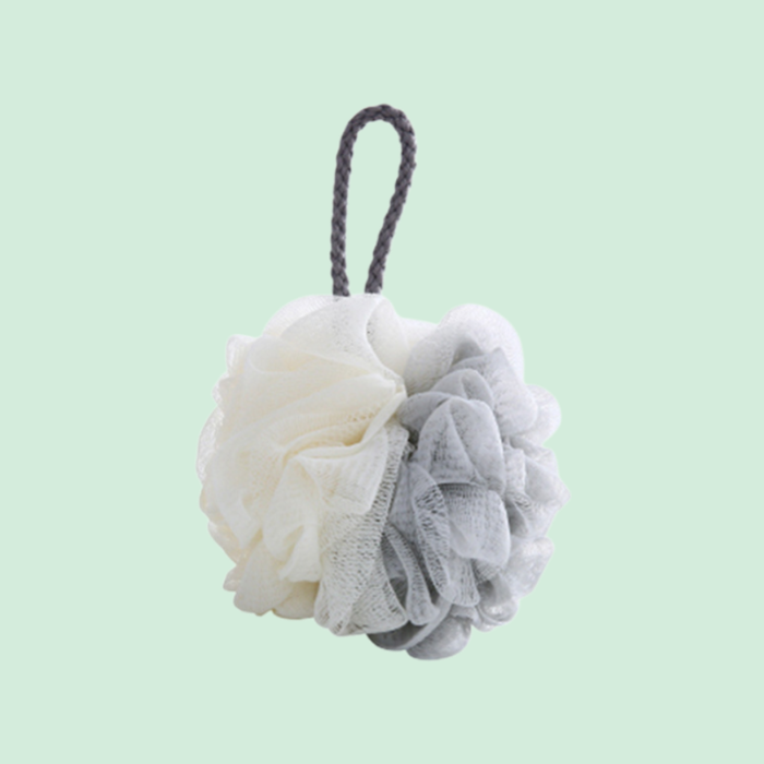 Color matching bath flower soft bathing tool