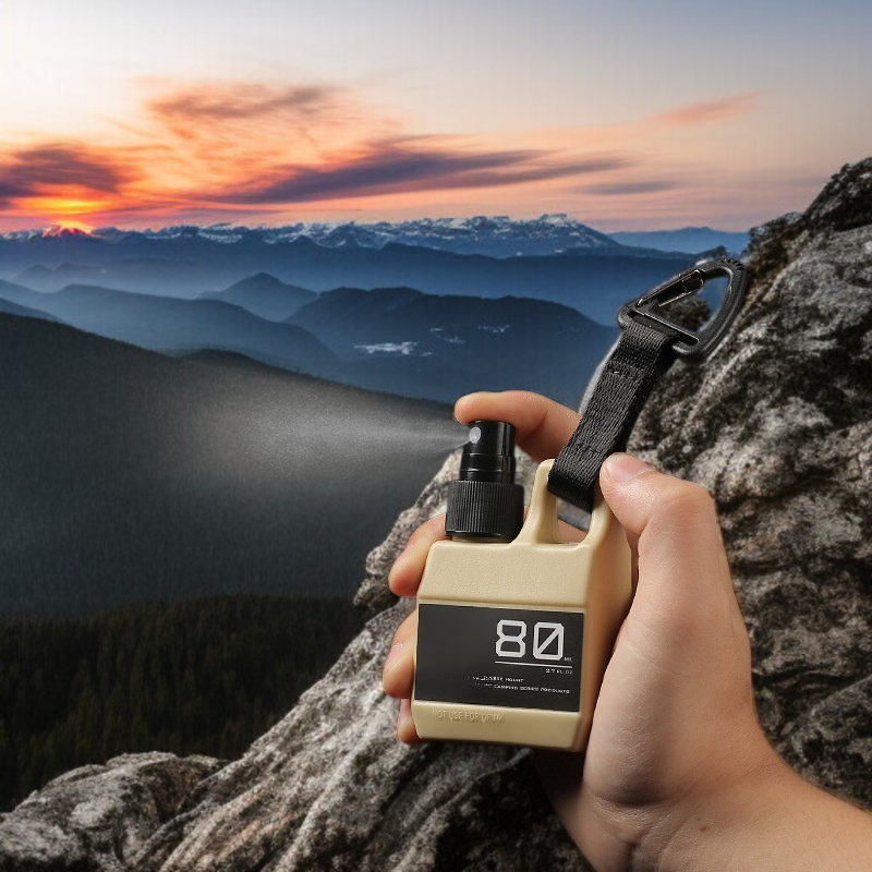 아웃도어 여행 휴대용 플라스틱 포트 소독제 스프레이 병 소분병 압착식 알코올 스프레이 병