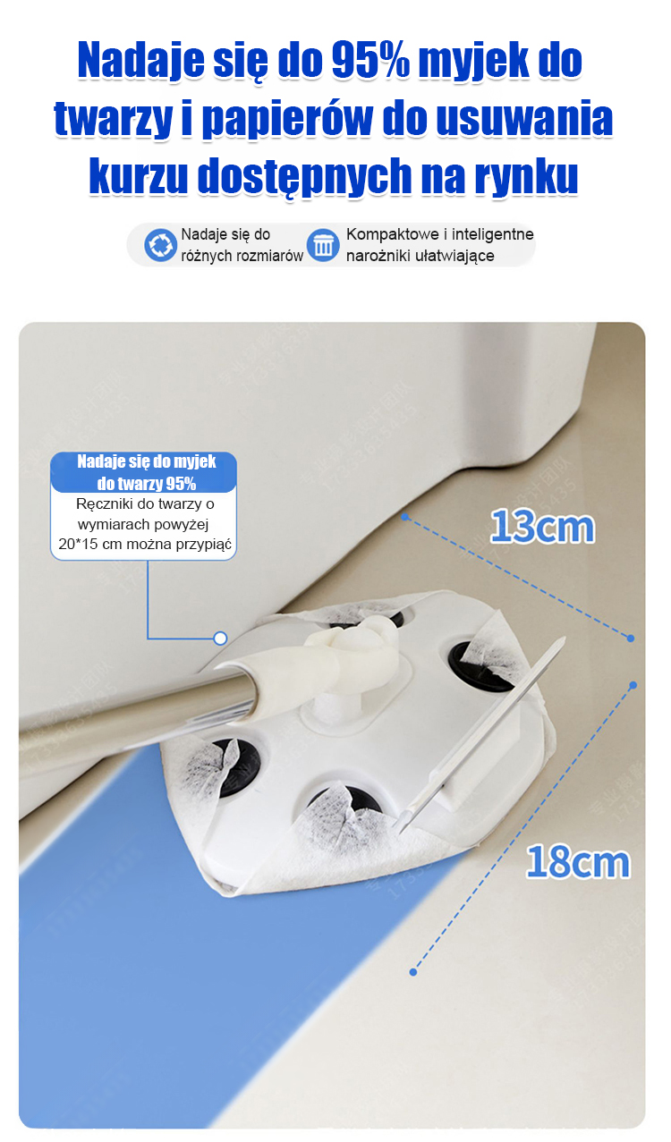 Nowoczesna ściągaczka do wody do łazienki