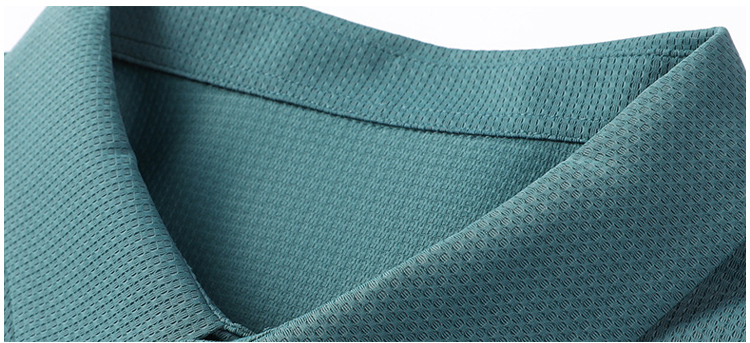 【涼感ワッフル】メンズ半袖ポロシャツ&nbsp;薄手&nbsp;ストレッチ&nbsp;涼感　ドレープ性&nbsp;通気速乾　襟付きメンズTシャツ&nbsp;シワ防止　ノンアイロン