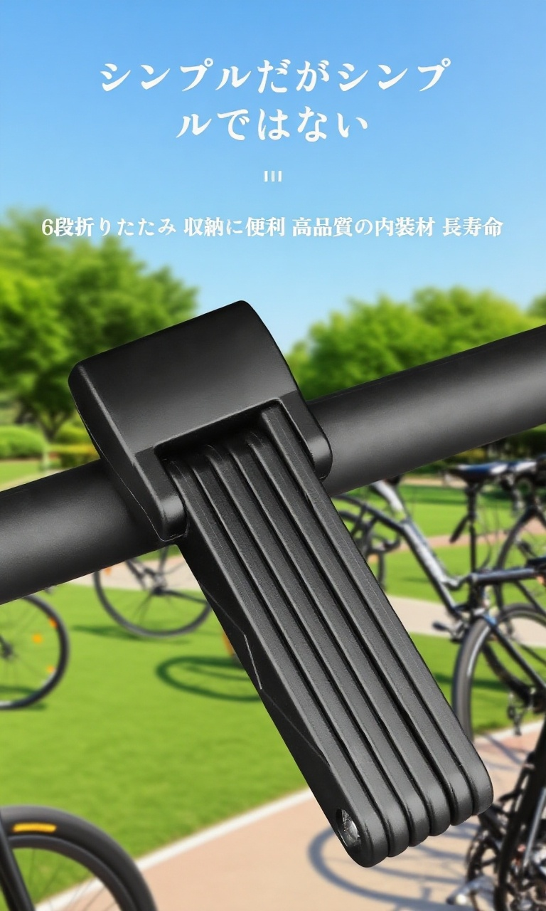 防犯対策に最適な電動バイクロックの設置シーン