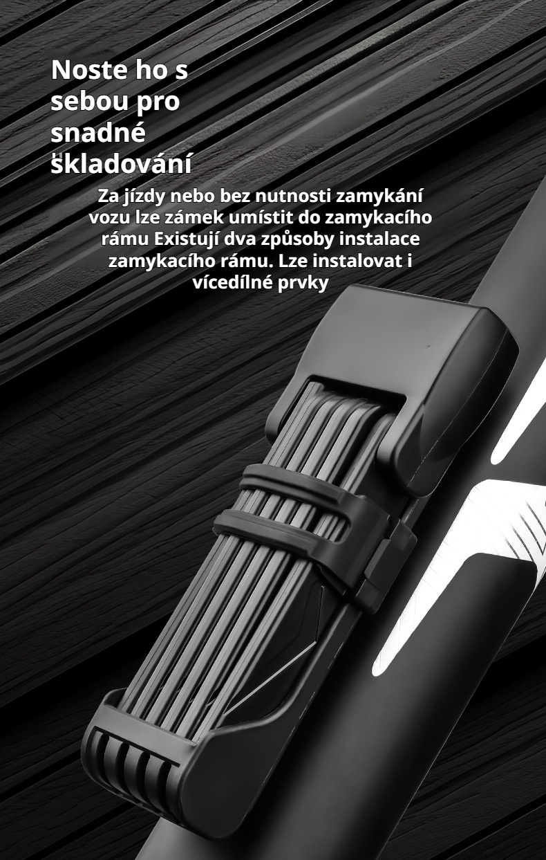 Zámek na kolo vhodný pro každodenní použití