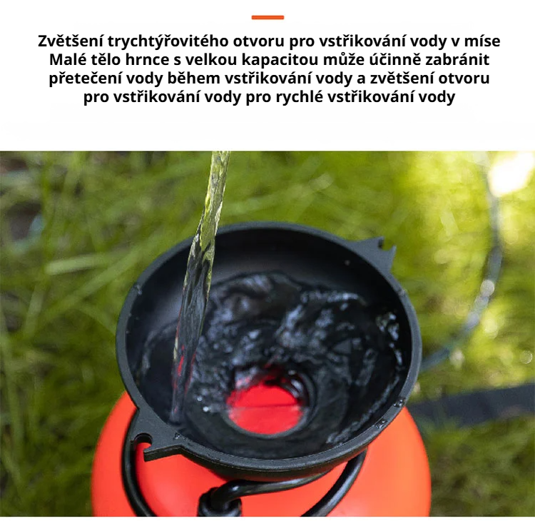 Ergonomická rukojeť malé konvičky na zalévání