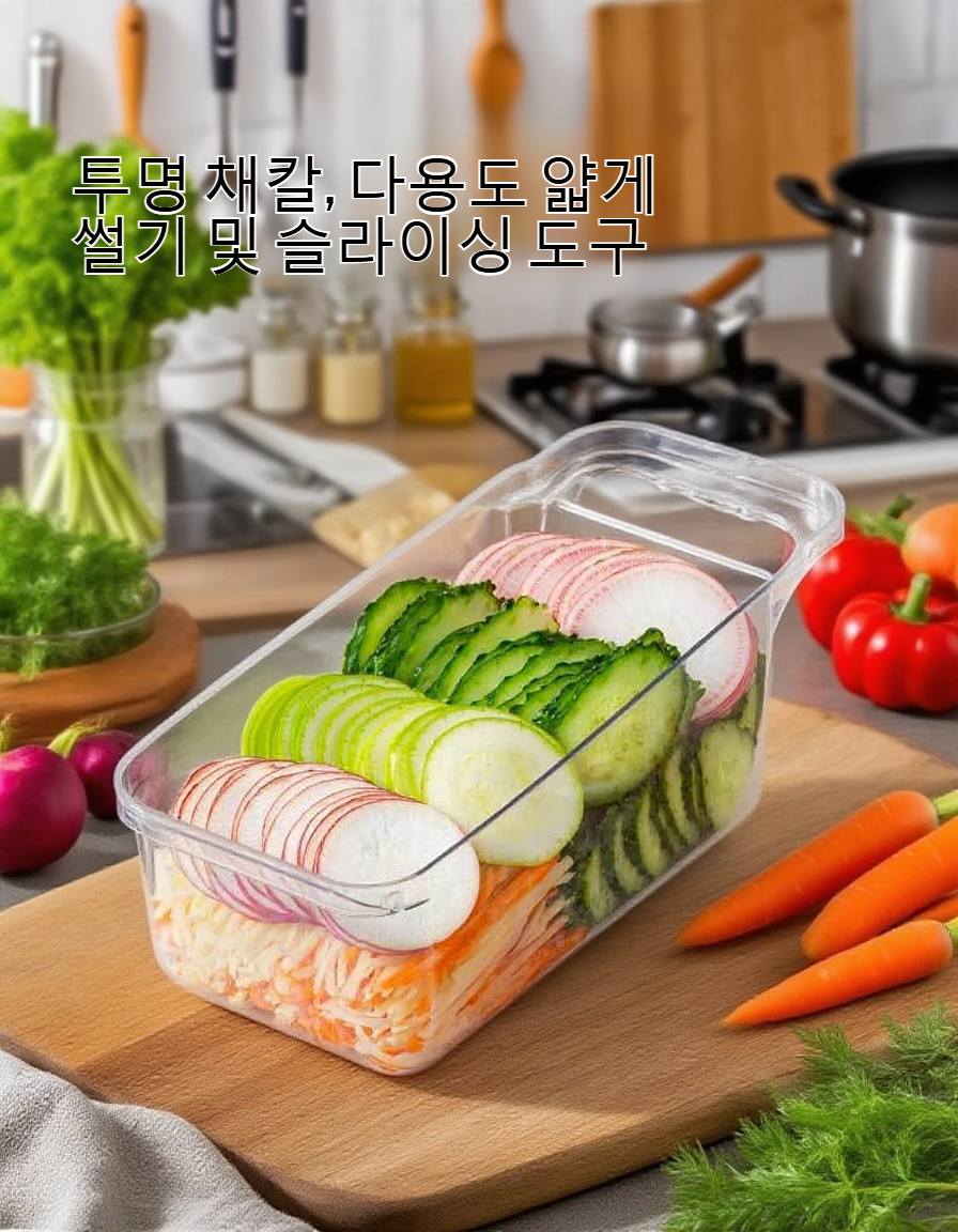 다용도 절편기 사용 모습