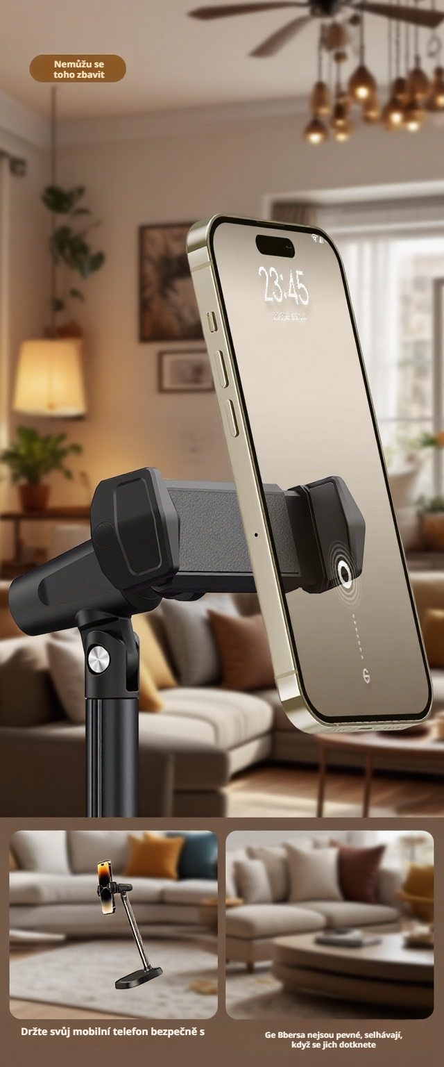 Držák na telefon na pracovním stole