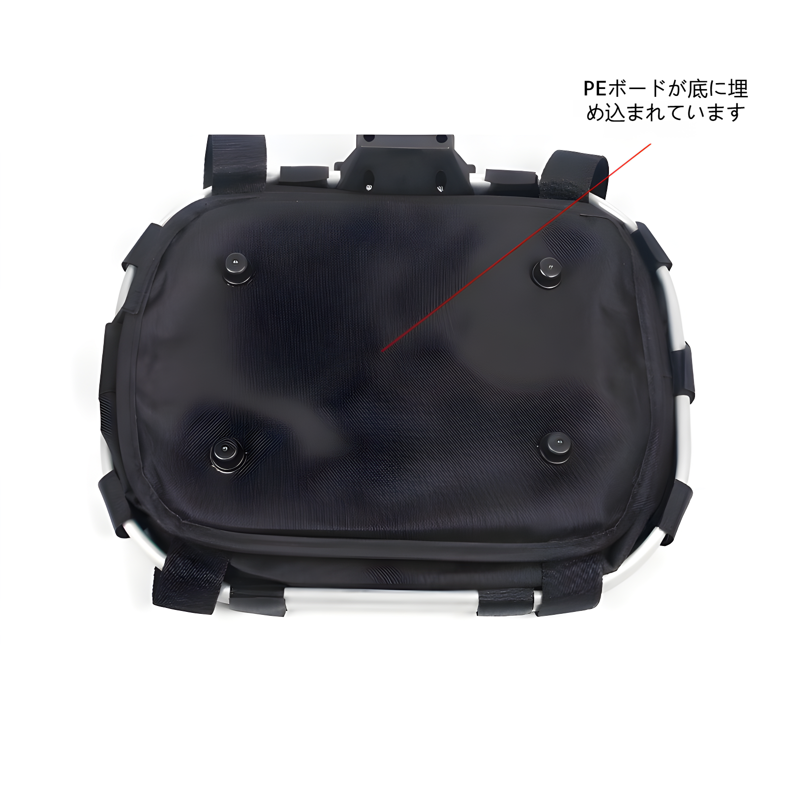 マウンテンバイクに装着した自転車アクセサリー