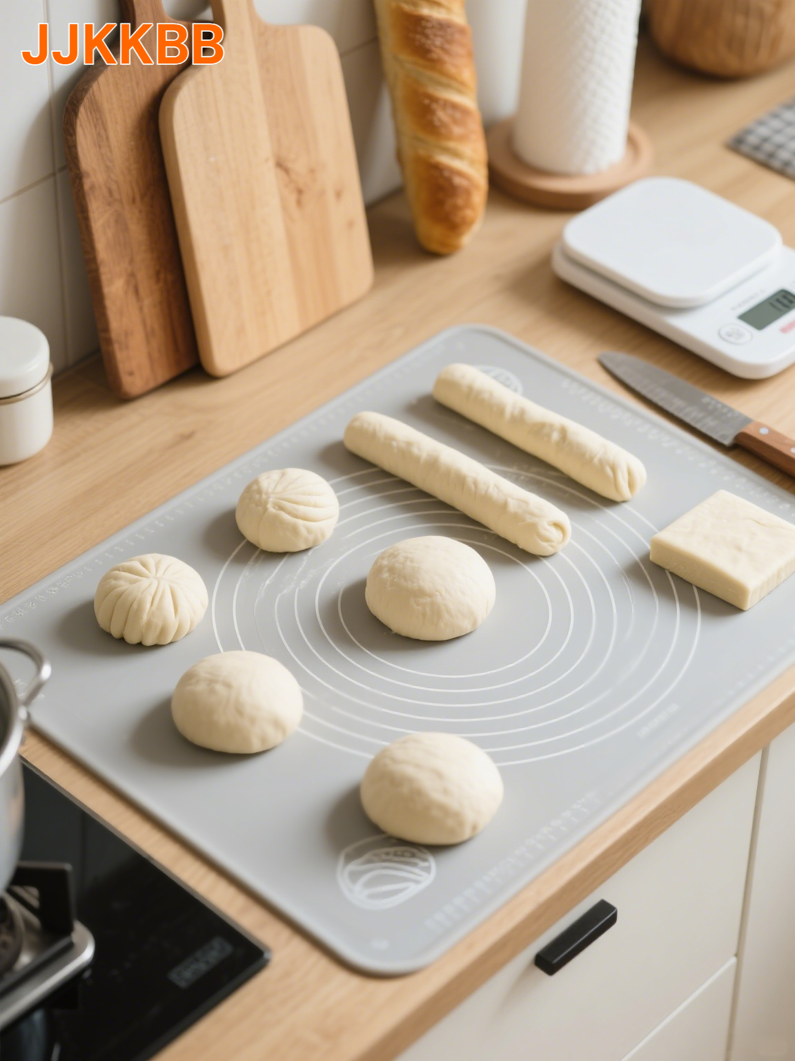 실리콘 노스틱 반죽 반죽 패드
