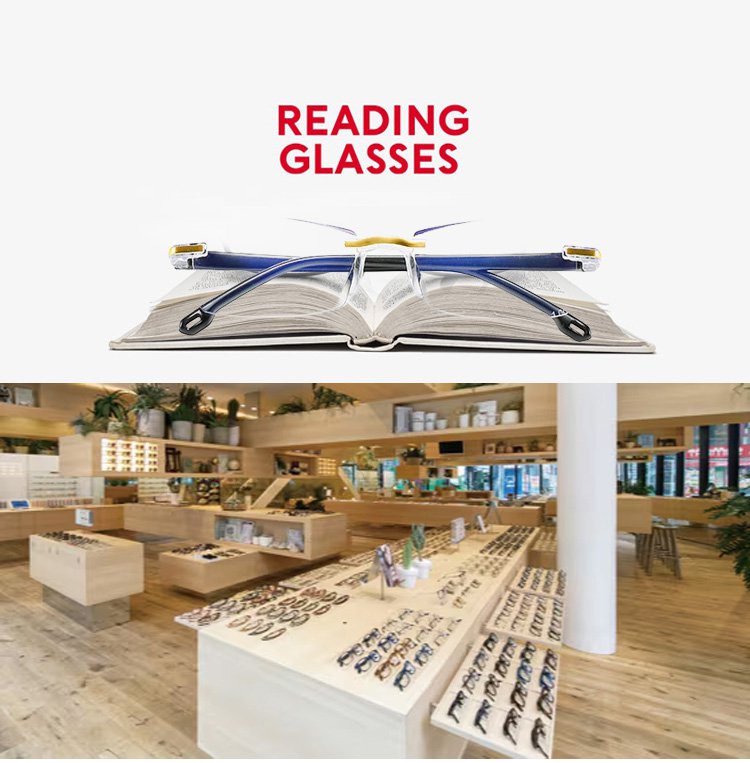 遠近両用シニアグラスの正面画像