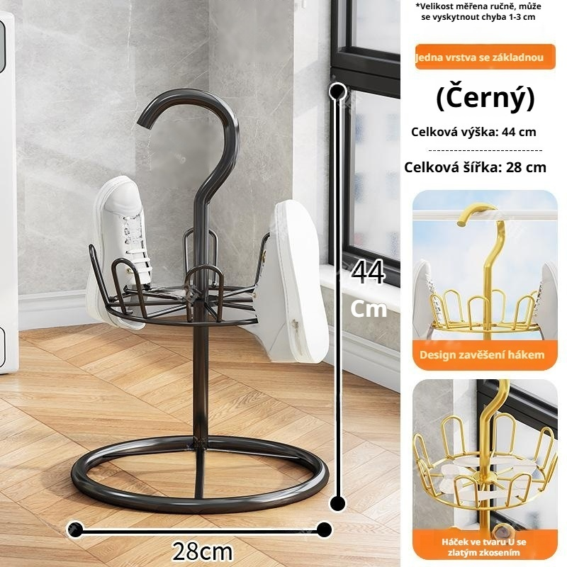 Věšák na sandály a boty pro venkovní použití