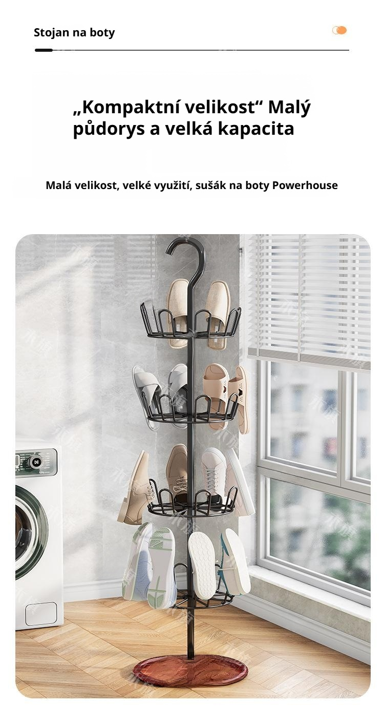 Snadná montáž věšáku na boty