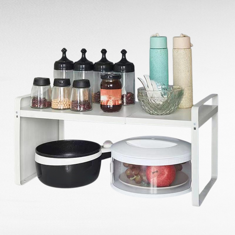 레이어드 캐비닛 수납 랙