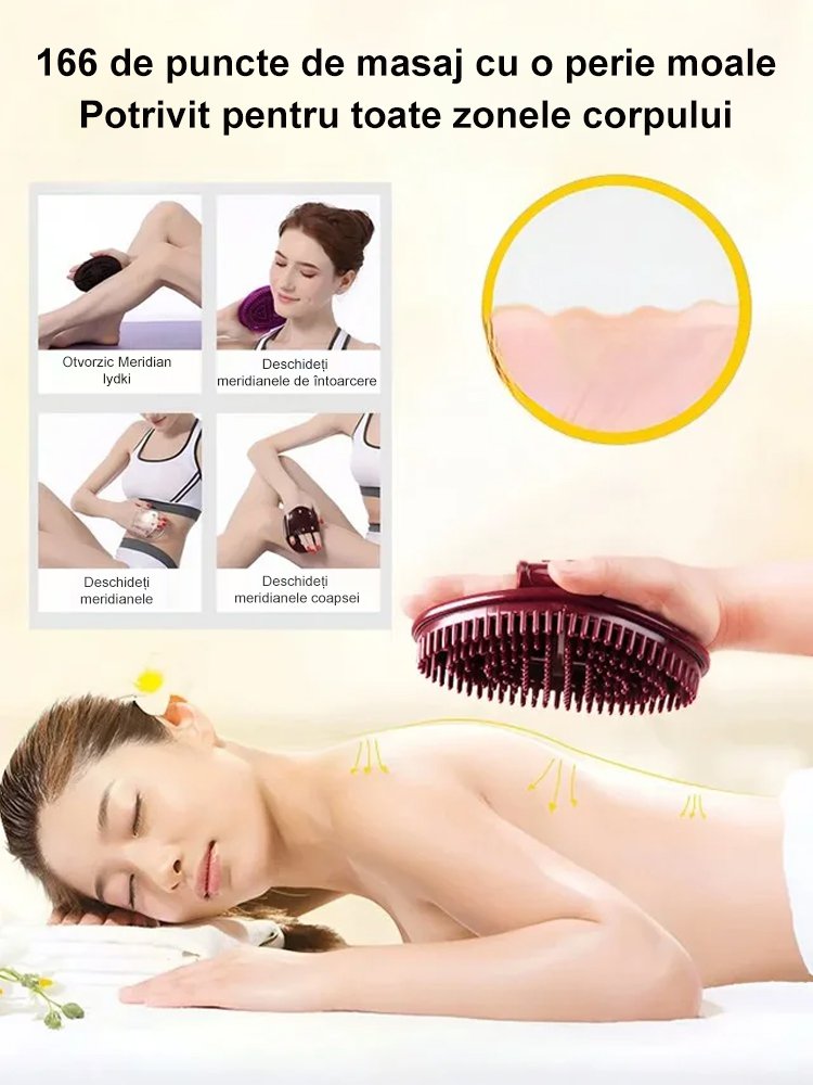 Perie de masaj profesional personalizată pentru saloane de înfrumusețare