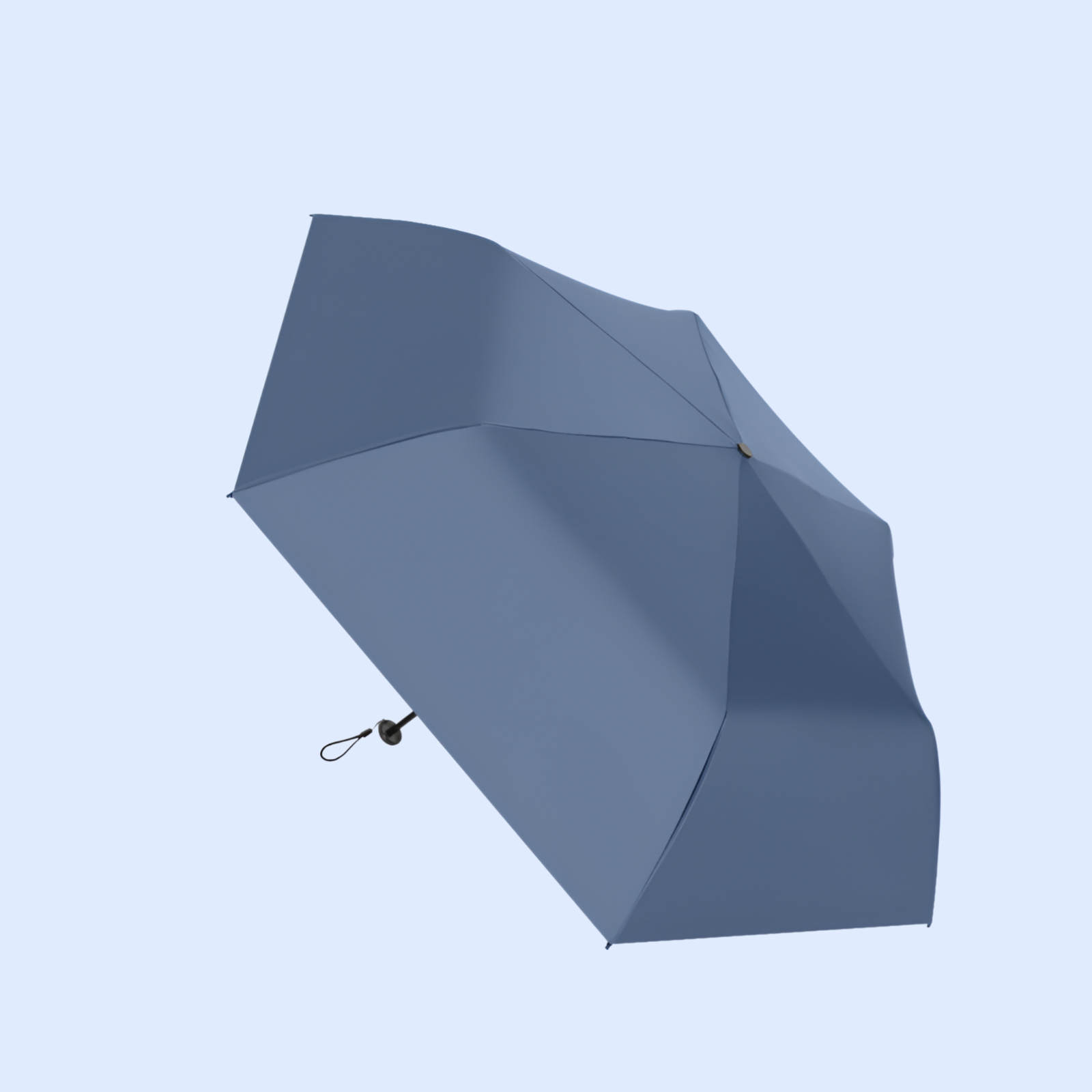 Einfarbiger ultraleichter Regenschirm