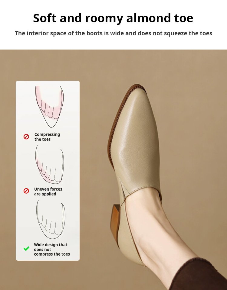 Vintage pointed toe lambskin shoes