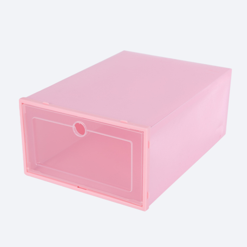 透明プラスチック収納シューズボックス