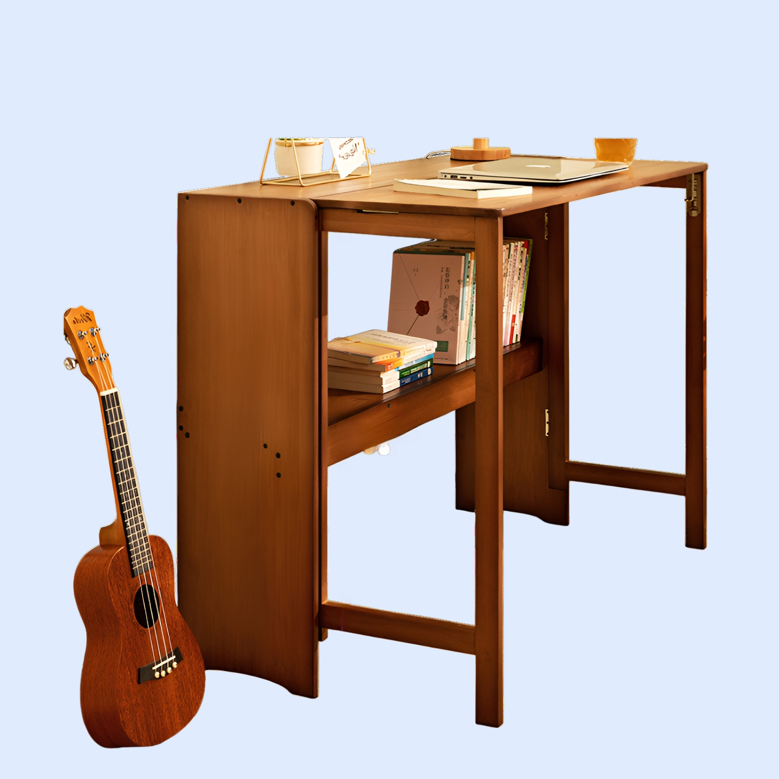 JMY-Foldable Computer Table Home Desktop Desk Simple Office Desk Bedroom Workbench Simple Study Desk