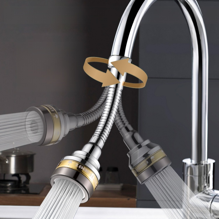 금테  3단 샤워기 버블러