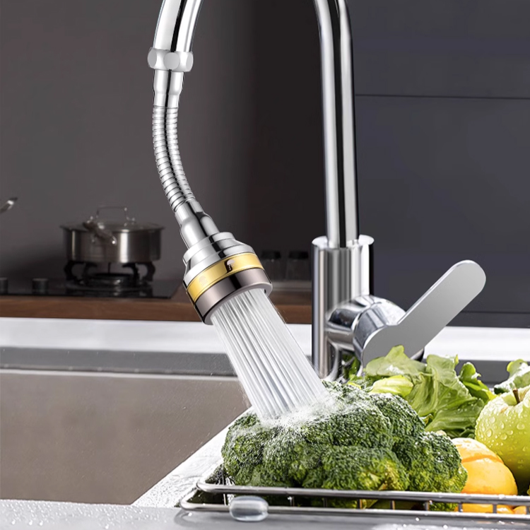 금테  3단 샤워기 버블러