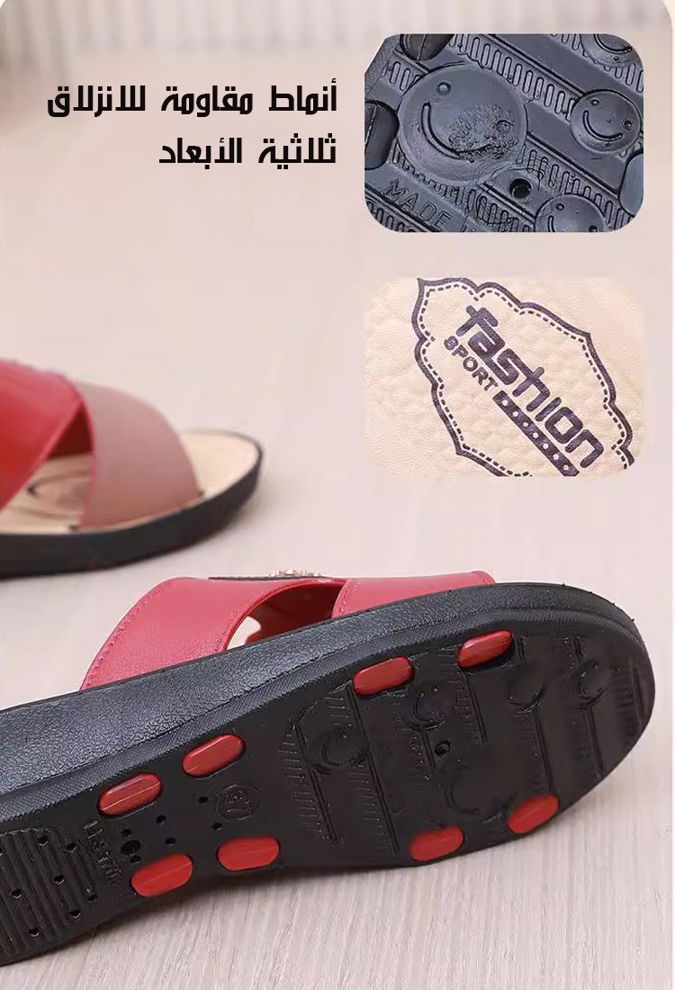 صندل كاجوال عصري ذو نعل ناعم وكعب ويدج للنساء، زيادة طول القامة بصريا