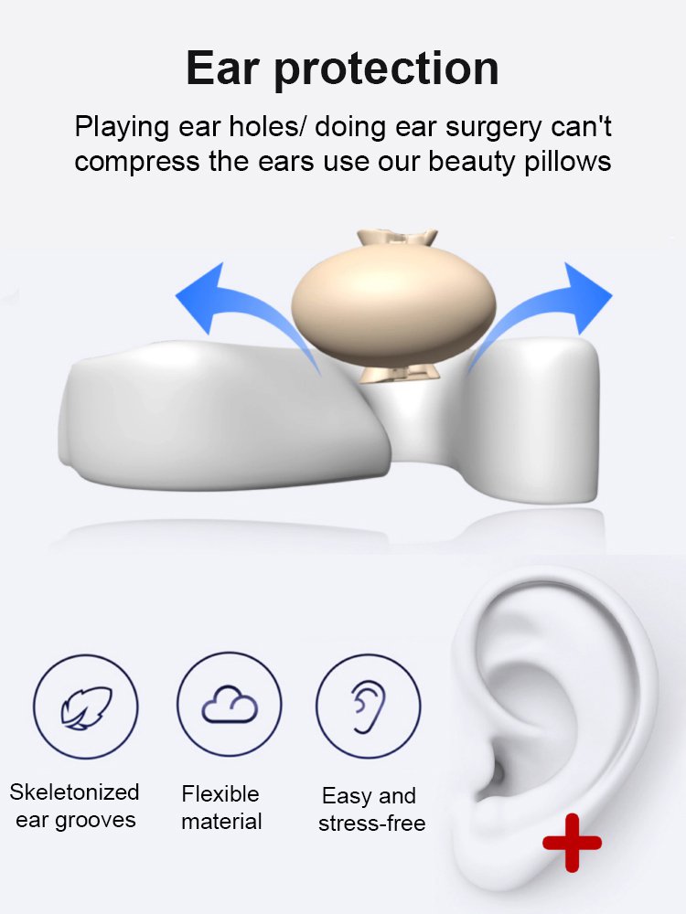 [Side Sleeping without Pressure on Face] Physical Anti-Aging Neck Protection and Anti-Wrinkle Beauty