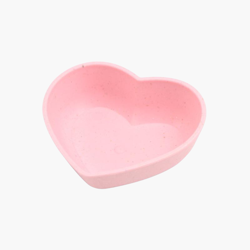 ハート形のつけ皿